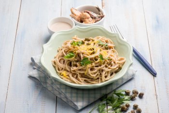 spaghetti aux anchois