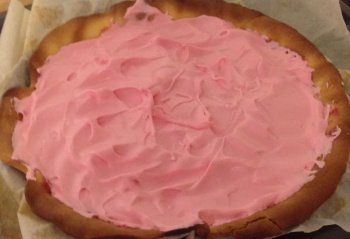 Tarte à la framboise meringuée