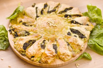 Feuilleté apéro épinards mozzarella