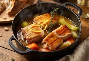 Dinde en daube à l'ancienne