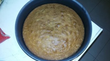 Gâteau à l'orange d'avant fêtes