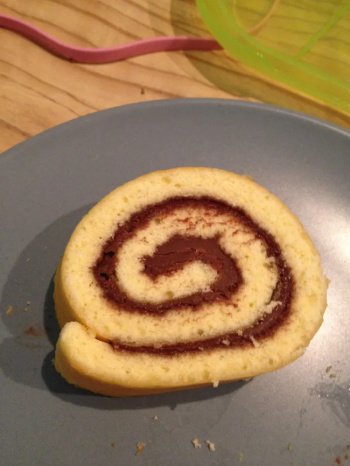 Gâteau roulé au Nuttela