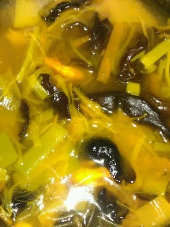 Soupe chinoise aux crevettes