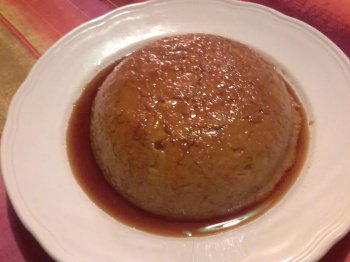 Couronne de riz au lait aux pommes