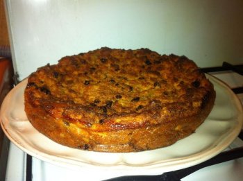 Faisan farci aux cèpes, sauce porto-olives vertes