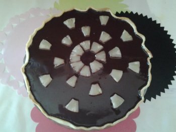 Tarte duo chocolat ananas