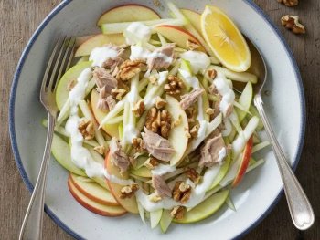 Salade de tho à l'huile d'olive et endives