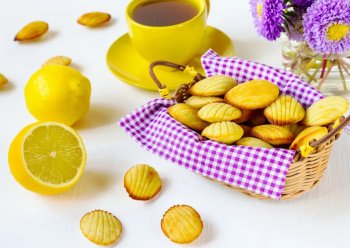 Madeleines au citron faciles