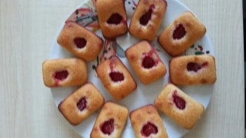 Financiers aux fraises