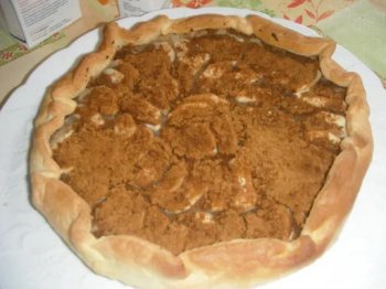 Tarte aux pommes et aux spéculoos