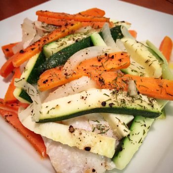 Filets de sole en papillote