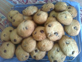 Cookies au beurre de cacahuètes et pépites de chocolat