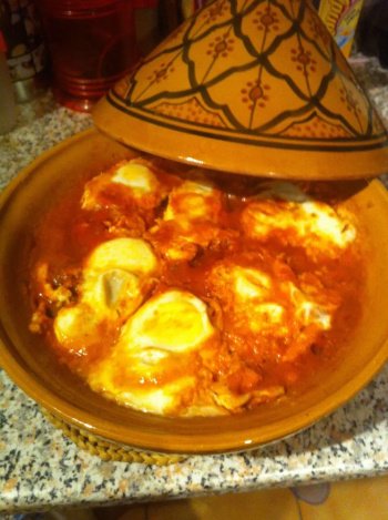 Kefta aux oeufs et à la tomate