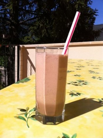milkshake choco-banane