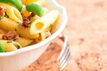 Penne aux tomates séchées