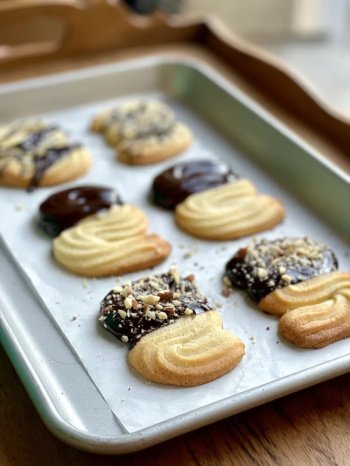 Les biscuits spritz (sablés viennois) de William