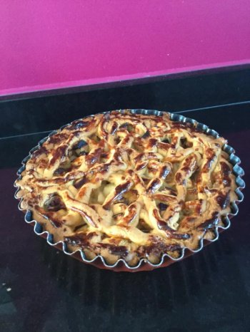 Tarte  aux pommes hollandaise
