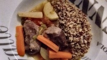 Joues de porc façon couscous