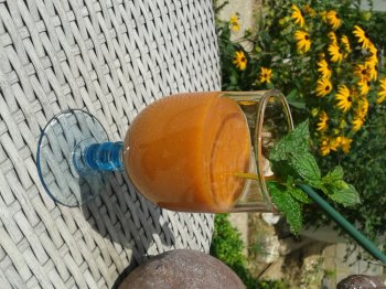 Smoothie fraise-abricot