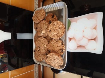 Cookies au muesli, à la cannelle et au gingembre