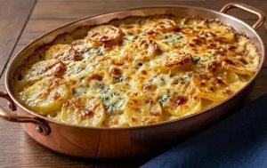 Gratin de pommes de terre à la Fourme d'Ambert