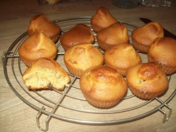 Petits gâteaux moelleux light aux raisins