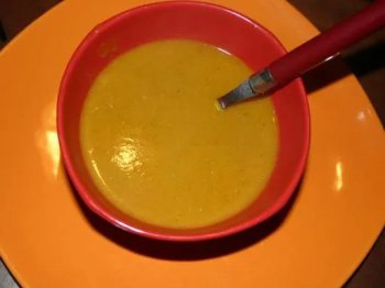 Velouté de potimaron au curry