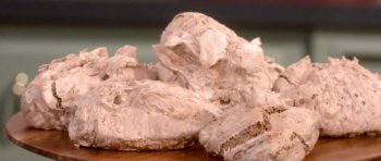 Meringues marbrées par Laurent Mariotte