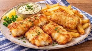 Fish and Chips à l’Airfryer : le poisson croustillant sans friture