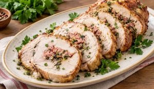 Rôti de porc farci au Airfryer