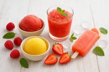 Glaces d'été - sorbet glace Granit et les secrets de leur succès à chaque fois