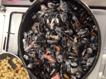 Moules au Bleu de Bresse
