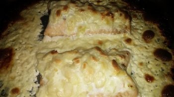 Suprême de saumon au four