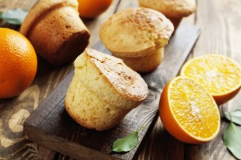 Muffins à l'orange