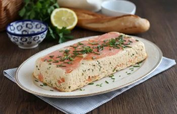 Terrine de saumon aux deux textures