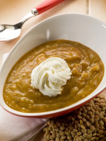 Crème de Lentilles vertes du Puy