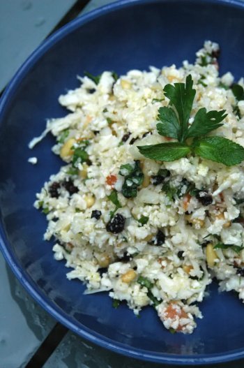 Taboulé menteur au chou-fleur