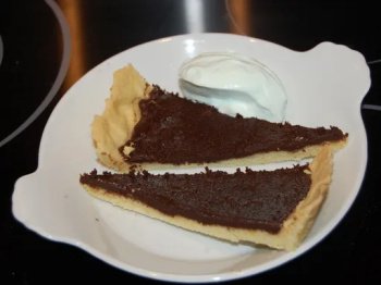 Tarte menthe chocolat