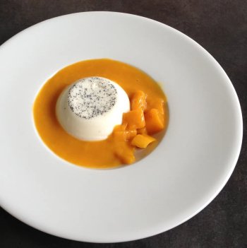 Panna Cotta légère à la mangue