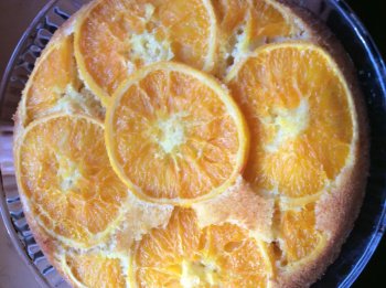 Gâteau renversé à l'orange