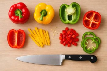 Comment Découper un Poivron : 6 Techniques de Chef pour Cuisiner Parfaitement