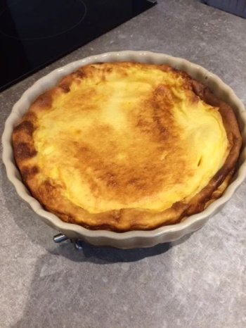 Flan vanille et fleur d'oranger