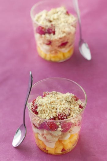 Salade de fruits façon crumble