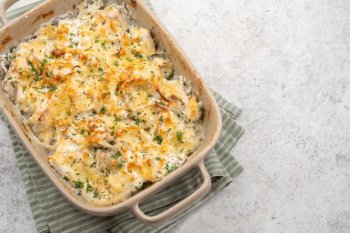 Pavés de cabillaud gratinés à la mozzarella