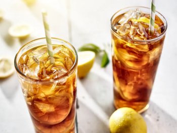 thé glacé aromatisé