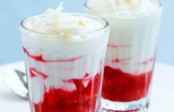 Mousse au chocolat blanc