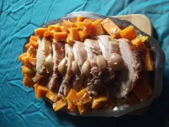 Rôti de porc à la mayonnaise et à la bière blonde