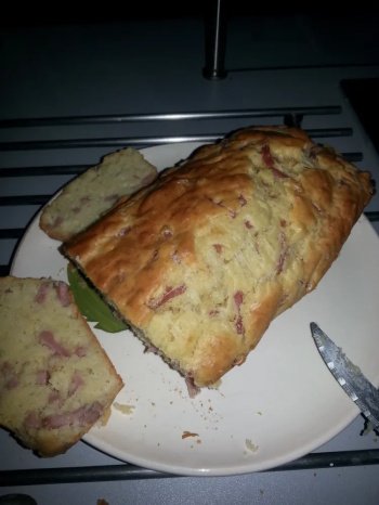 cake farine complète jambon gruyère
