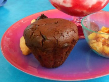 Mini-coulants au chocolat et au gingembre