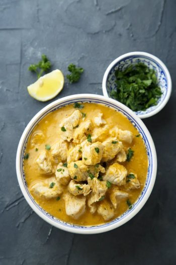 Poulet curry et oignons facile au Cookeo